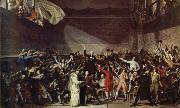 unknow artist French revolution oil painting on canvas
